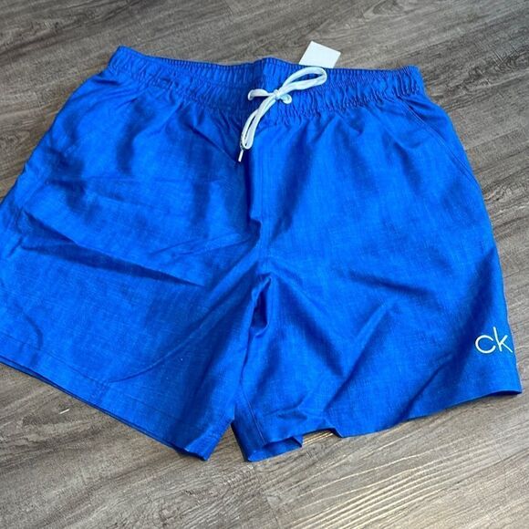 Calvin Klein Mens Swim Trunks Medium NEW - Picture 2 of 3